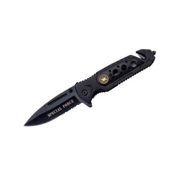 " SPECIAL FORCE " Rescue Folder Spring Assist Knife 4.5" Closed